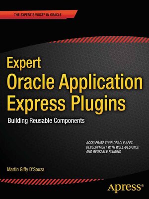 cover image of Expert Oracle Application Express Plugins